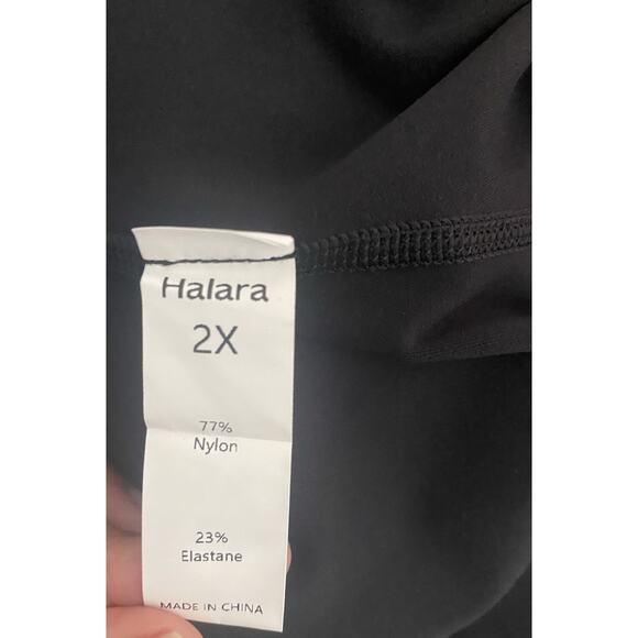 Halara Athletic Dress Womens 2X Criss Cross Back Black NEW - Picture 8 of 8